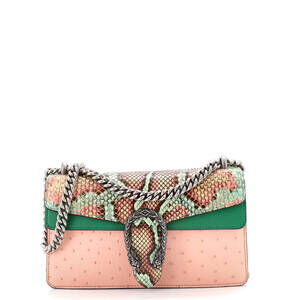 Gucci Small Dionysus Bag Python with Ostrich and Leather